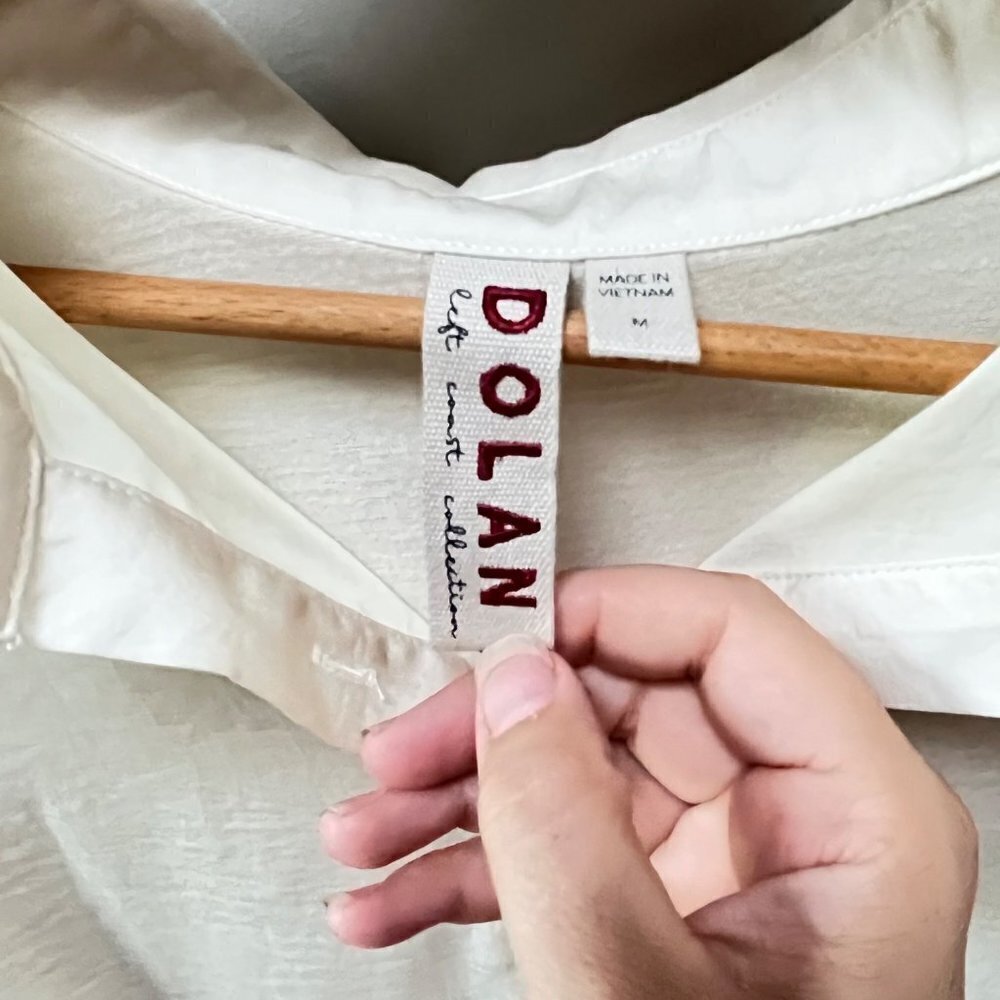 Dolan Collared Pullover Blouse- Size M - image 2